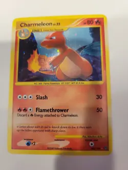 Pokemon Charmeleon 102/100 Secret Rare Holo Card Stormfront 2008 Vintage - Image 1