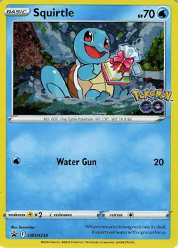 Squirtle Holo Promo SWSH: Sword & Shield Promo Cards SWSH233 LP - Image 1