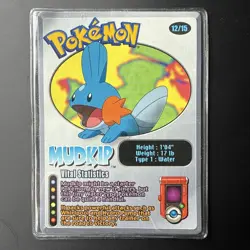 Pokemon Card Mudkip 12/15 Nintendo Wendy's Promo Card Sealed - Image 1