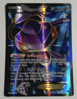 GENESECT EX - #120/124 - Pokemon TCG Fates Collide Full Art Ultra Rare Card LP - Image 1
