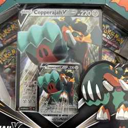 POKEMON Copperajah V Collection Box SEALED Rare Cards TCG - Image 4