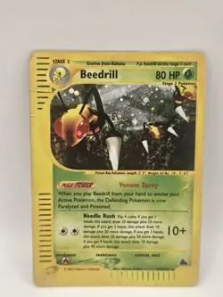 Beedrill H4/H32 Skyridge 2003 Holo Rare E-Reader Vintage Pokemon Card TCG - Image 1