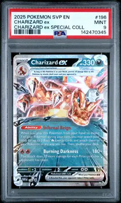 Promo Cards #196 Charizard ex -196 PSA 9 - Image 1