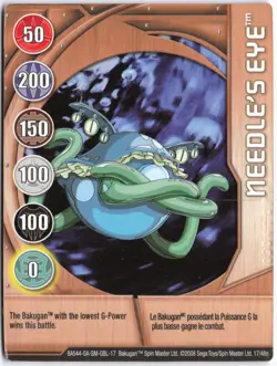 Bakugan NEEDLE'S EYE Metal Gate Card COPPER BA544-GA-SM-GBL-17 17/48n - Image 1