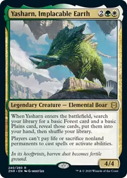 Yasharn, Implacable Earth Promo Pack: Zendikar Rising Foil MTG 240 NM - Image 1
