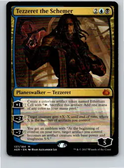 Magic the Gathering Tezzeret the Schemer Aether Revolt MTG Free Shipping! - Image 1