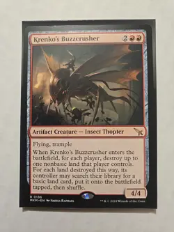 Krenko's Buzzcrusher - Murders at Karlov Manor - LP - Rare - Artifact Creature - Image 1