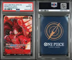 Monkey D Luffy Oda Anniversary Alt PSA 10 - One Piece ST01-012 Awakening New Era - Image 3