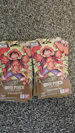 One Piece Sleeved Premium Booster Pack Lot Of 7 Packs PRB-01 English - Image 1