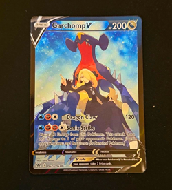 Pokemon TCG Garchomp V Astral Radiance Trainer Gallery TG23/TG30 Full Art Holo - Image 1