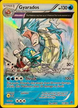 Garados 21/98 Holo Rare Pokemon TCG Ancient Origins AOR 2015 Near Mint English - Image 1