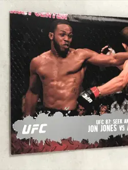 Jon Jones 2009 Topps UFC Round 2 Debut Rookie Card #101 MMA GOAT RC MINT 🔥📈 - Image 4