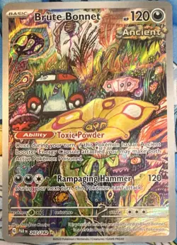 Pokemon TCG Brute Bonnet 207/182 SV04 Paradox Rift IR Holo Full Art ENG - Image 1