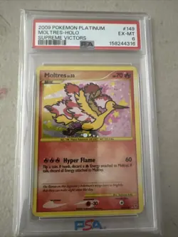 2009 POKEMON PLATINUM SUPREME VICTORS #149 MOLTRES-HOLO - Image 1