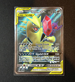 Pokemon TCG Mega Sableye & Tyranitar GX 225/236 SM Unified Minds FA TAG - Image 1