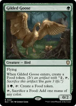 NM Gilded Goose, MTG, Bloomburrow Commander, Magic the Gathering, 221 - Image 1
