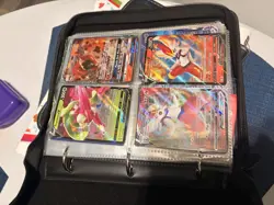 Pokemon TCG 64-Card Binder Lot V/VSTAR/VMAX/GX Holo/Foil English - Image 2