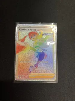 Pokemon Korrina's Focus - 174/163 - Secret Rare NM-Mint Battle Styles - Image 3