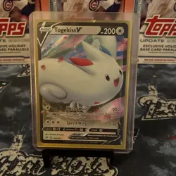 Pokemon TCG 4-Card V Holo Lot Crown Zenith English Zamazenta Togekiss +2 - Image 2