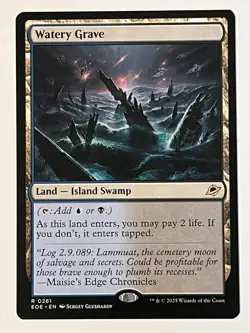 Watery Grave Edge of Eternities Non-Foil MTG NM - Image 1