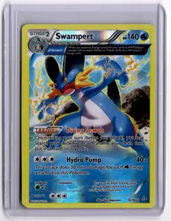 Swampert Alpha Growth 36/160 XY Primal Clash Reverse Holo Rare Pokemon Card - NM - Image 1