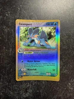Swampert EX Ruby & Sapphire 23/109 Reverse Holo Pokemon Card 2003 Excellent - Image 1