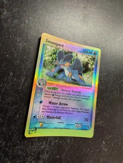 Swampert EX Ruby & Sapphire 23/109 Reverse Holo Pokemon Card 2003 Excellent - Image 2