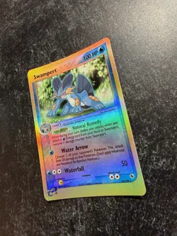 Swampert EX Ruby & Sapphire 23/109 Reverse Holo Pokemon Card 2003 Excellent - Image 3
