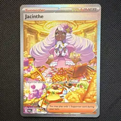 Pokemon Jacinthe Trainer Supporter Full Art Holo 122/088 Paldean Fates ENG - Image 1