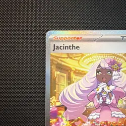 Pokemon Jacinthe Trainer Supporter Full Art Holo 122/088 Paldean Fates ENG - Image 2