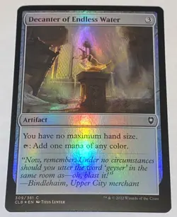 Decanter of Endless Water 309/361 Foil Magic the Gathering MTG NEW UNPLAYED - Image 1