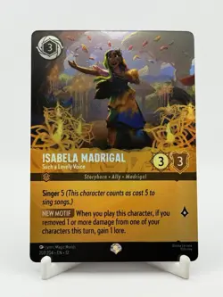 Isabela Madrigal Such a Lovely Voice 207/204 Epic Foil Encanto NM Disney Lorcana - Image 1