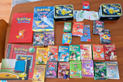 Pokemon TCG Vintage Lot of 18 Deck Boxes (EMPTY) TINS PLAYING CARDS BINDERS - Image 1