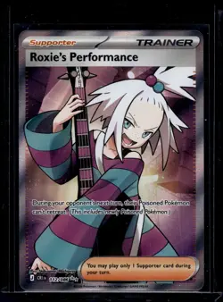 Roxie's Performance 112/086 Ultra Rare Chaos Rising Pokemon Holo Near Mint - Image 1