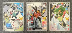 Pokemon 1st Partner Series 2 Illustration Collection Snivy, Tepig, Oshawott Set - Image 1