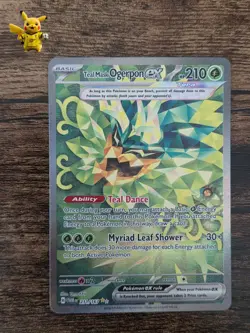 Pokemon TCG Teal Mask Ogerpon ex 211/167 Twilight Masquerade Holo SIR - Image 1