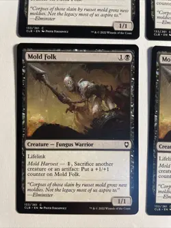 4x Baldur's Gate Mold Folk NM/M Magic The Gathering Mtg - Image 2