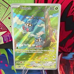Pokemon TCG Tangela 178/165 SV 151 Illustration Rare Full Art Holo EN HP 80 - Image 1