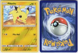 Pikachu 54/214 Common Unbroken Bonds Pokemon Reverse Holo NM - Image 1