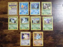 Vintage 2000 Pokemon Gym Hereos Challenge - Gym Leader Giovanni's 9-Card Lot - Image 5