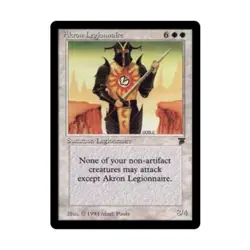 WOTC MtG Legends Akron Legionnaire (R) VG - Image 1