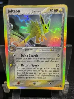 Jolteon 7/113 Holo Rare Vintage Pokemon Card HP Eeveelution - Image 2
