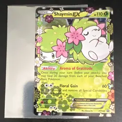 Pokemon TCG Shaymin-EX XY148 XY Promo Full Art Holo 110 HP English 2016 - Image 1