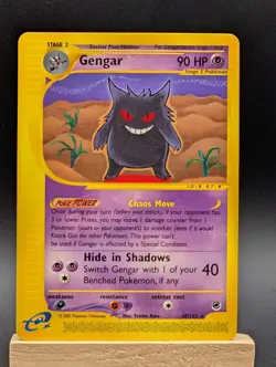 Pokemon Gengar 48/165 Non-Holo Rare TCG Expedition Base Set - Image 1