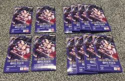 One Piece TCG The Azure Sea’s Seven OP-14 Sleeved Booster Pack Lot Of 4 Sealed - Image 5