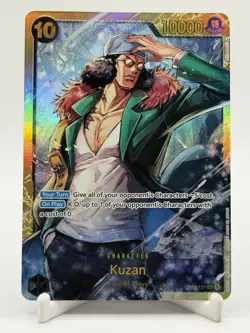 One Piece TCG Kuzan OP02-121 SEC Secret Rare The Best English - Image 1