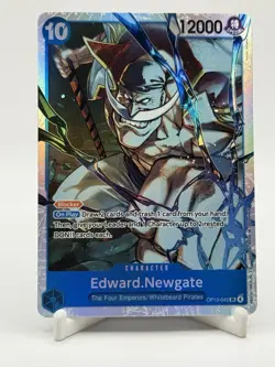 Edward.Newgate OP13-042 Super Rare Carrying On His Will One Piece Foil Near Mint - Image 1