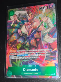 One Piece TCG - Diamante - OP04-028 Kingdoms of Intrigue - Alt Art - Image 1