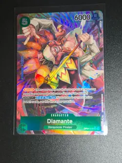 One Piece TCG - Diamante - OP04-028 Kingdoms of Intrigue - Alt Art - Image 2