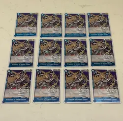 (x12) Playset Bandai One Piece TCG Prisoner of Impel Down OP16-042 EN Blue - Image 1